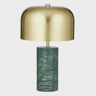 Massa Marble/Metal Lamp 25x43cm Grn/Gold