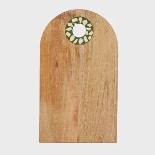 Mila Wood Serve Board 22x38cm Olive/Iv