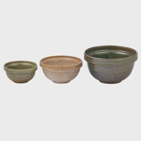 Loire 3pc Ceramic Bowl Set 15x8.5cm