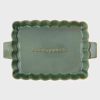 Toscana Ceramic Baker 42x27x6.5cm Olive