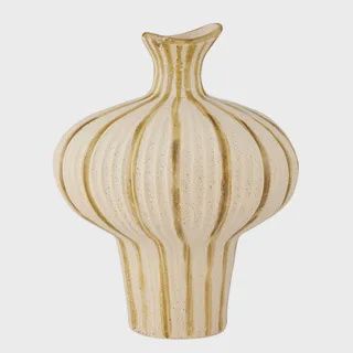 Alessia Ceramic Vase 27x34cm Ivory/Olive