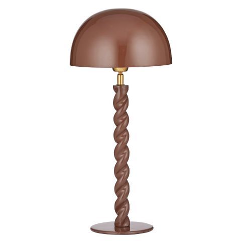 Ormond Metal Lamp 25x52cm Chocolate