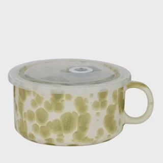 Dylan Travel Soup Mug 13.5x6.5cm Olive
