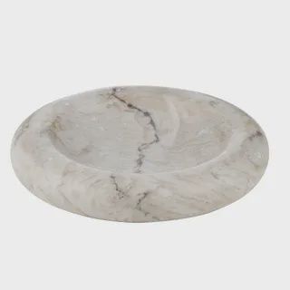 Trieste Marble Bowl 29x5cm Brown