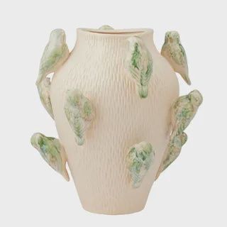 Swallow Ceramic Vase 29x31.5cm Iv/Blue