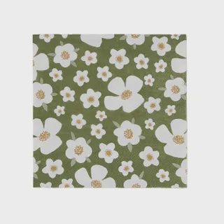 Katy 20pk 3 Ply 33cm Napkin Olive Green