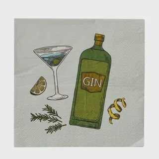 Gimlet 20pk 3 Ply 33cm Napkin Green