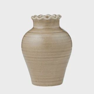 Zaragoza Ceramic Vase 17x23cm Taupe