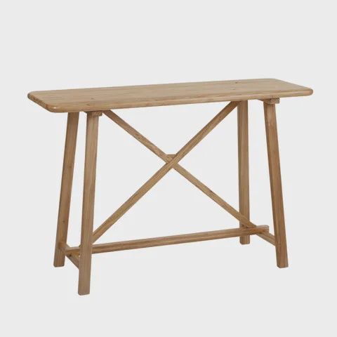 Eden Elm Wood Console 120x40x80cm Nat