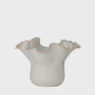 Paloma Ceramic Pot 25x16.5cm Ivory*