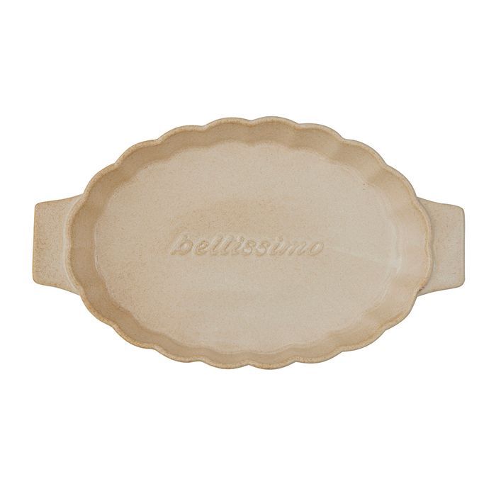 Toscana Ceramic Baker 38x23x6.5cm Nat