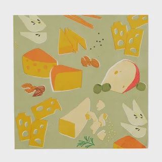 Fromage 20pk 3 Ply 33cm Napkin Olive