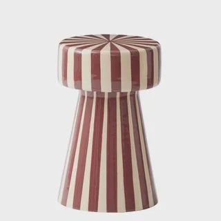 Nolan Metal Side Table 29x47cm Iv/Russet