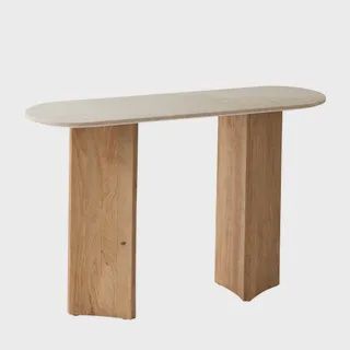 Botto Marble/Wood Console 120x36x78cm
