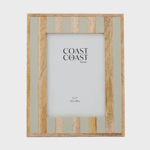 Ceres Wood/Resin 5x7" Frame 19x24cm Sage