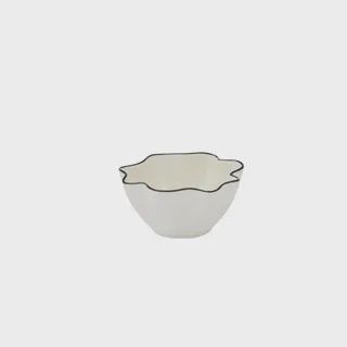 Winslow Ceramic Bowl 10x5cm Ivory/Black