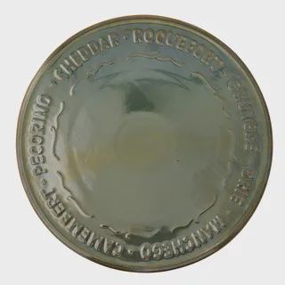 Loire Ceramic Cheese Platter 36cm Olive