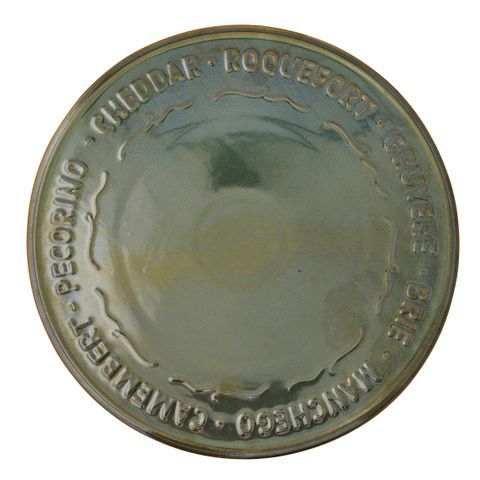 Loire Ceramic Cheese Platter 36cm Olive
