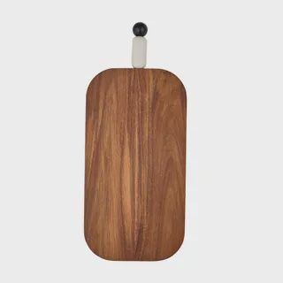 Pisces Wood Board 47.5x20cm Black/Ivory