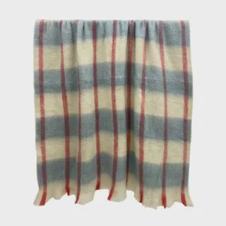 Sheena Wool Blend Throw 125x150cm Blue