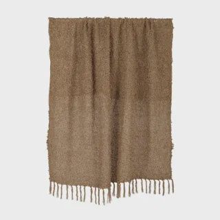 Burbuja Cot Blend Throw 125x150cm Tan