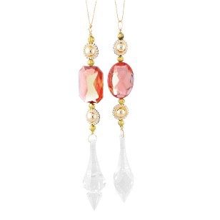 ACRYLIC MIRROR DROP PINK 2ASS