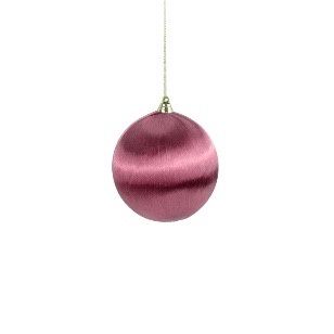 SATIN WRAP BALL 100MM DARK PINK