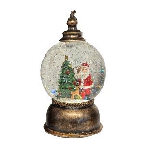 LED SNOW BALL GOLD 12CM BALL LGE