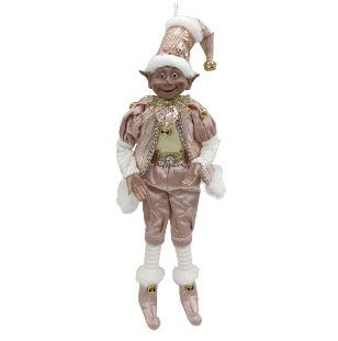 FABRIC BOY ELF SML PINK