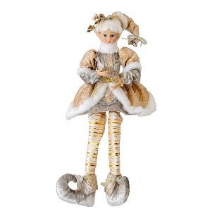 FABRIC GIRL ELF LGE CHAMPAGNE