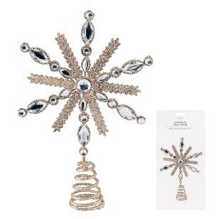 METAL CHMPGNE GLITTER MRVIAN STAR TOPPER