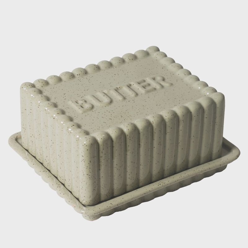 LARGE BUTTER DISH PEPPERCORN - KITCHEN LIFE