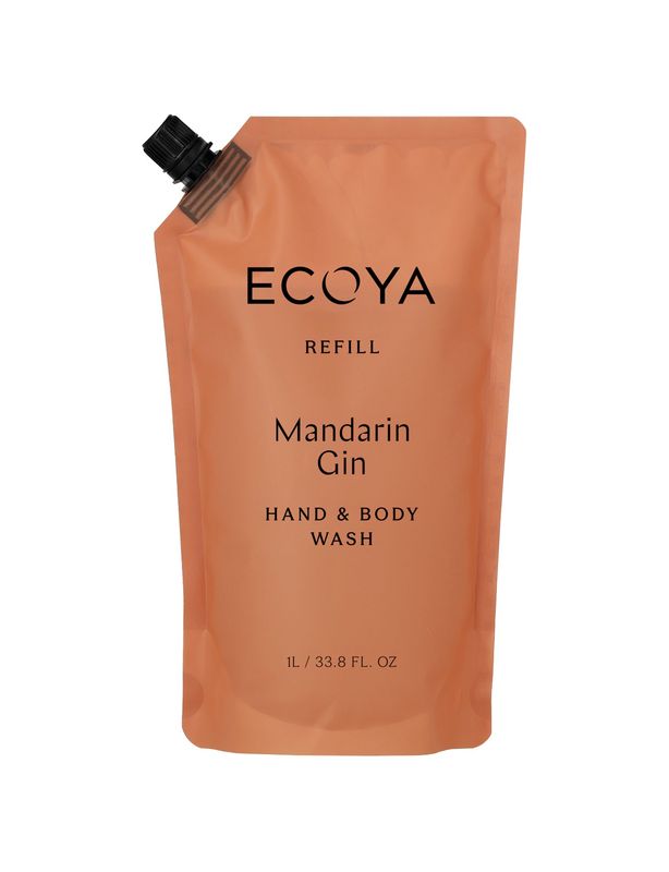 ECOYA Hand &amp; Body Wash Refill Mandarin Gin 1L