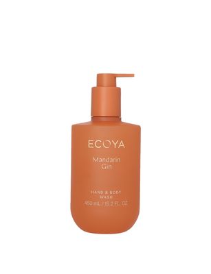 ECOYA Hand &amp; Body Wash Mandarin Gin 450ml