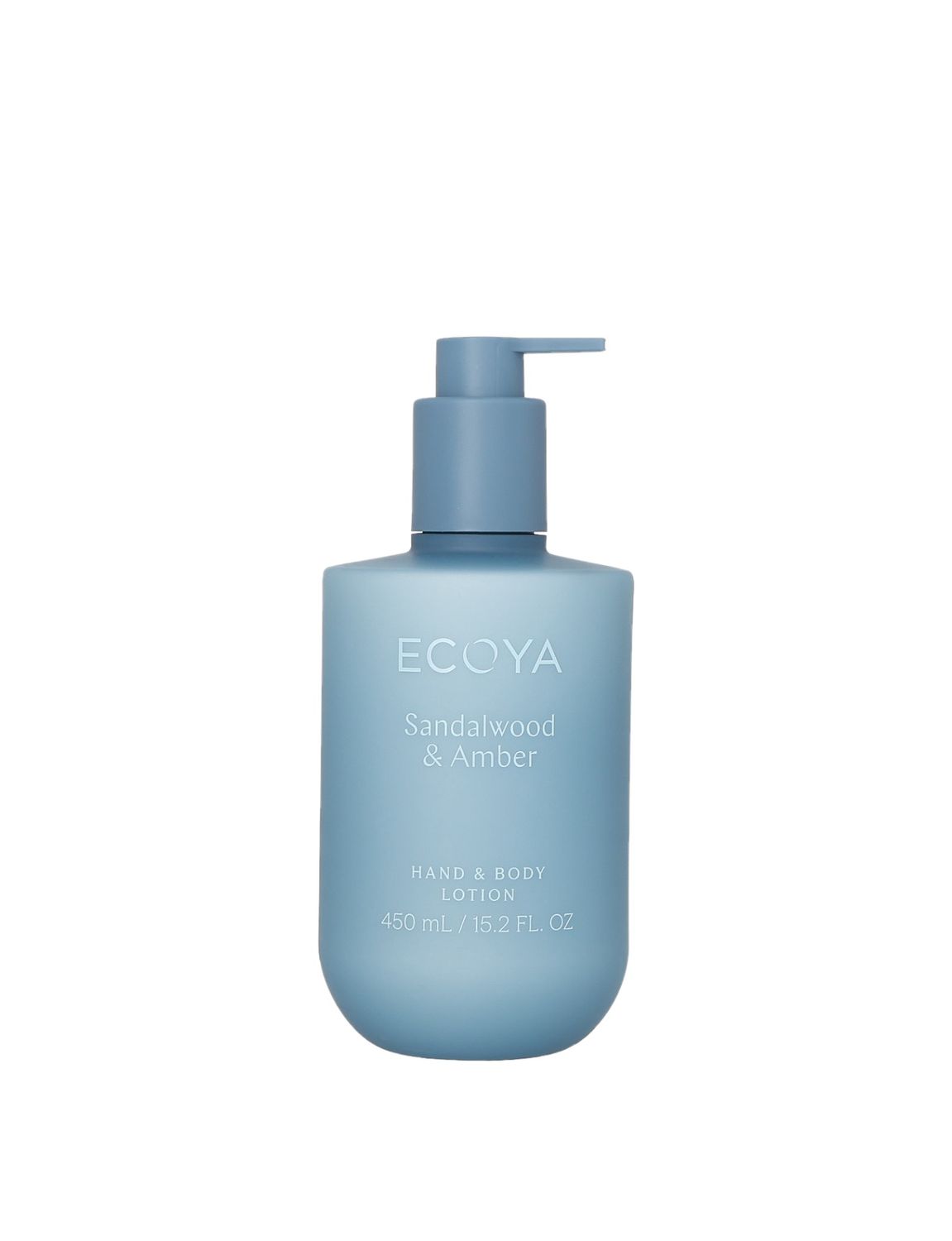 ECOYA Hand &amp; Body Lotion Sandalwood &amp; Amber 450ml