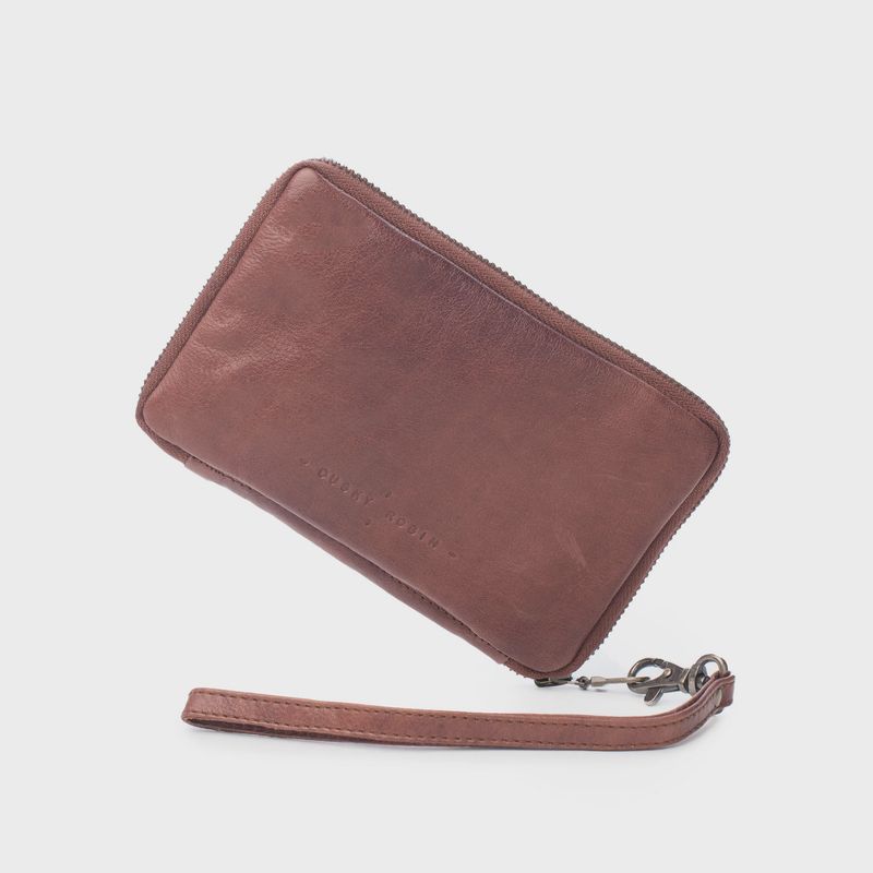 Jean medium purse Brown