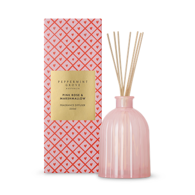 PGA Large Diffuser 350ml - Pink Rose &amp; Marshmallow (Ltd Edition)