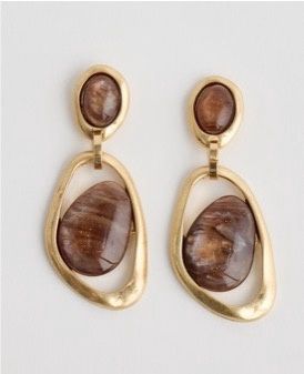 Langley Earrings Amber