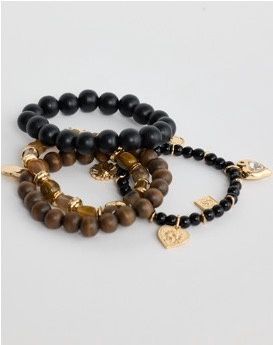 Giselle Stack Bracelet Black