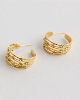 Ava Earrings Clear