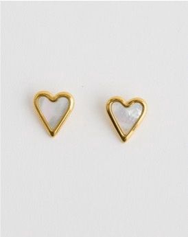 Halo Earrings White