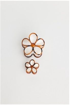 Flora Hair Claw White