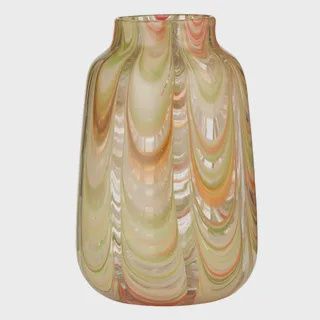 Gilbert Glass Vase 16.5x25cm Green Multi