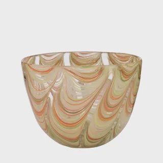 Gilbert Glass Bowl 21.5x13cm Green Multi