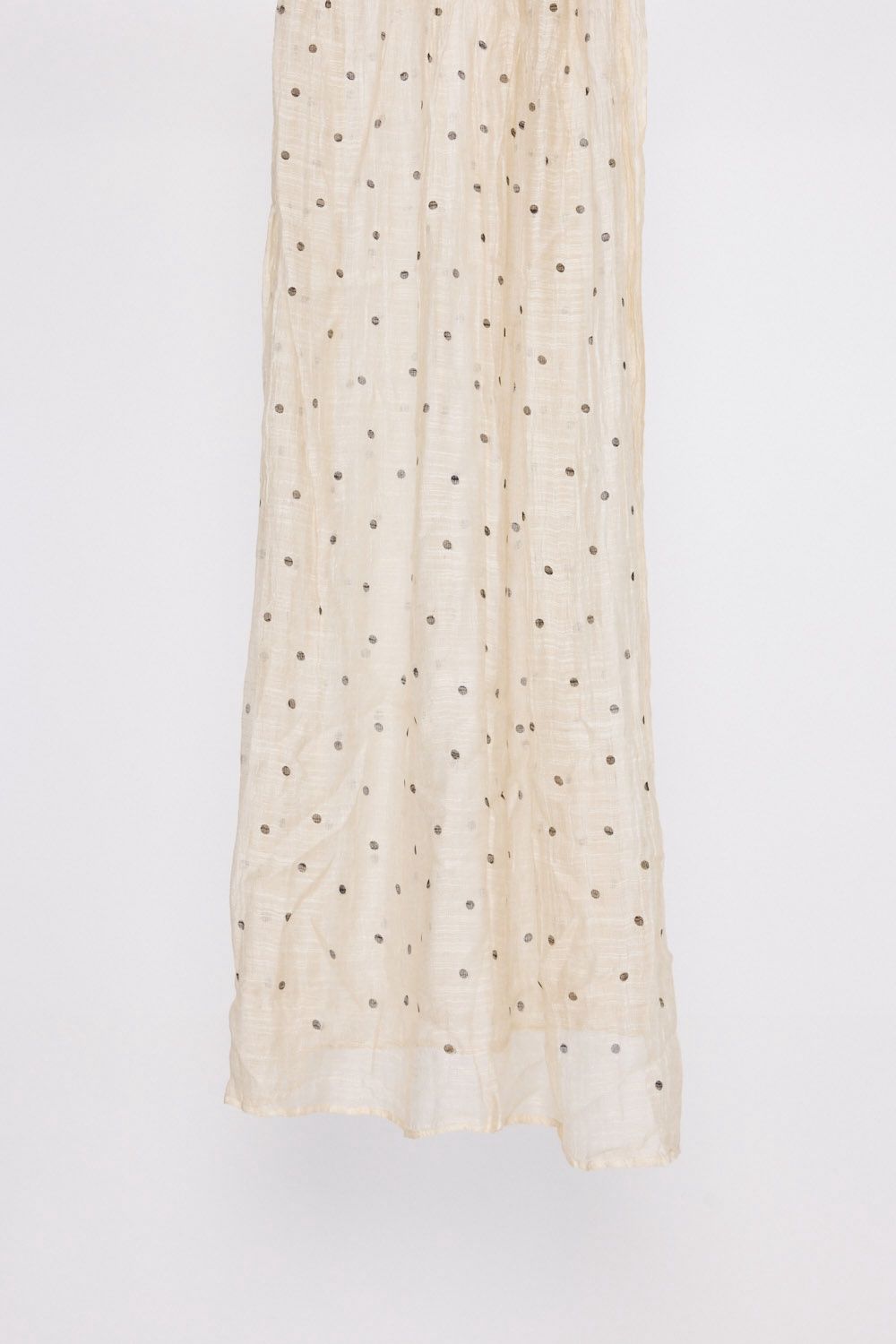 Polka Scarf - White