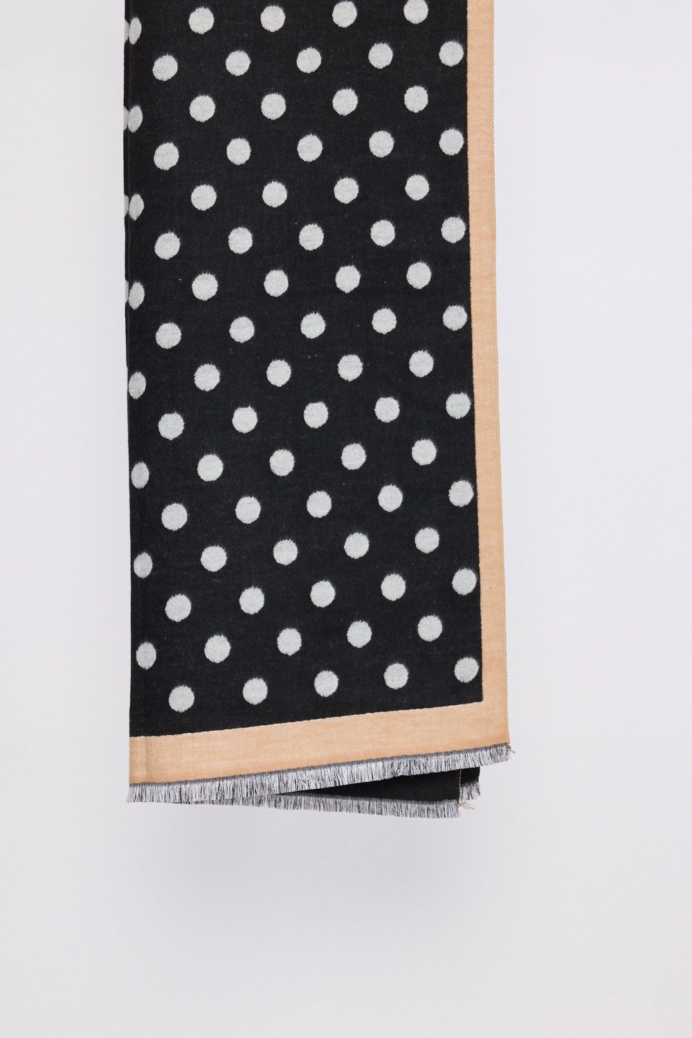 Elenor Scarf - Black W Tan