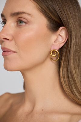 North Earrings - Gold