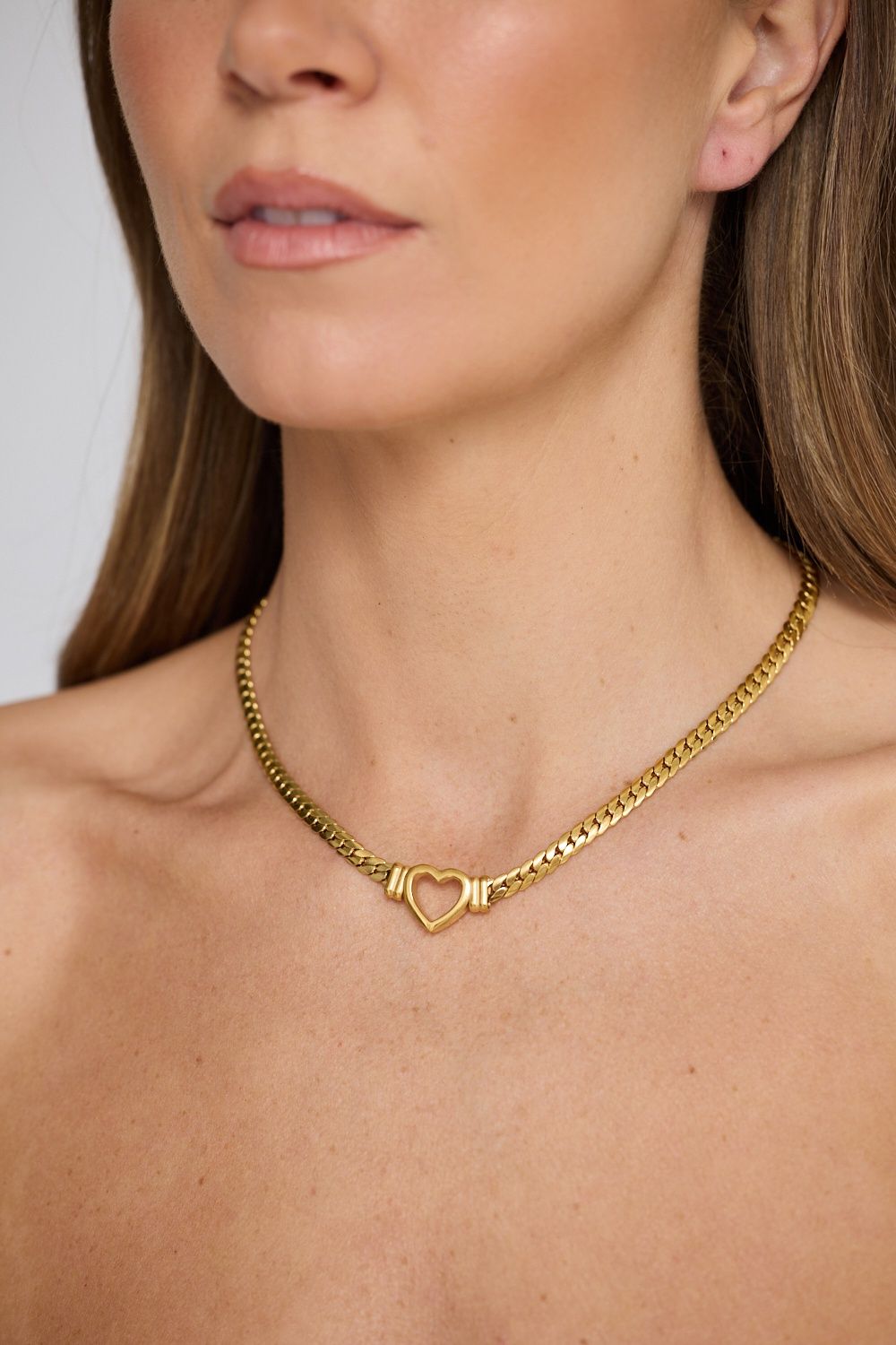 Hearts Necklace - Gold