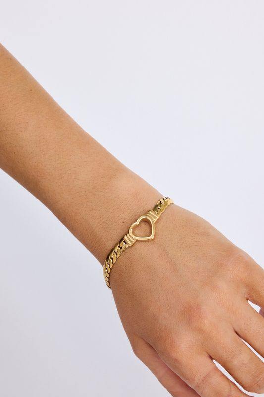 Hearts Bracelet - Gold