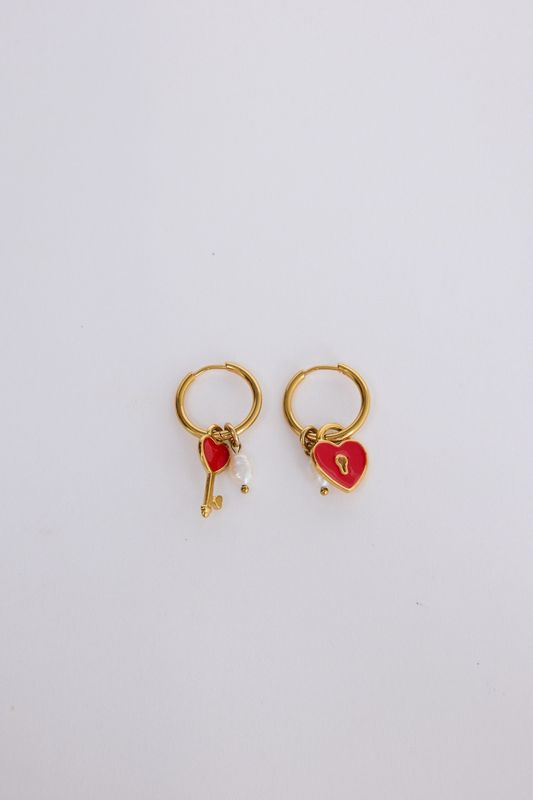 Lockheart Earrings - Gold